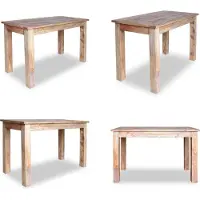 vidaXL Esszimmertisch Recyceltes Massivholz 120 x 60 x 77 cm - Esstisch - Esstische - Esszimmertische - Esszimmertisch