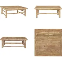 vidaXL Gartentisch 65x65x30 cm Bambus - Gartentisch - Gartentische - Outdoor-Tisch - Outdoor-Tische
