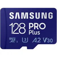 Samsung PRO Plus, 128 GB, MicroSDXC, Klasse 10, UHS-I, 160 MB/s, 120 MB/s