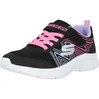 SKECHERS 303535L BKMT Kinder Low Sneaker SWIRL SWEET Schwarz Textil-Synthetik-Mix Größe: 30
