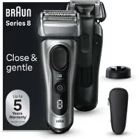 Braun Series 8 8517s, Silber, Tasten, Akku, Lithium-Ion (Li-Ion), Integrierte Batterie, 60 min
