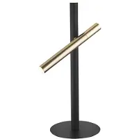Schuller Valencia LED-Tischleuchte Varas, schwarz/gold, zweiflammig