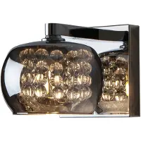 Schuller Valencia Wandlampe Arian, chrom / silber, für Wohn- / Esszimmer, Metall, Modern, LED Wandleuchte, Wandlampe Innen