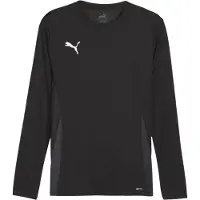 Puma Unisex Teamgoal Jersey Fußballtrikot, Black-White-Flat Dark Gray,