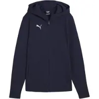 Puma teamFINAL Casuals Hooded Jacket Women, Größe:S, Farben Serie :Navy-Silver