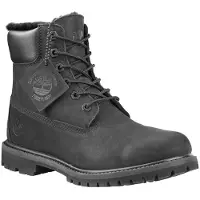 Timberland 6 Inch Lace UP Waterproof Boot black 7.5 Wide Fit