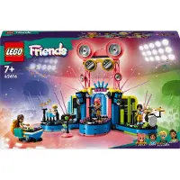 LEGO Friends Talentshow in Heartlake City Set, Musik-Spielzeug für Kinder mit 4 Figuren inkl. Andrea, Bühne und Instrumente, Musik-Geschenk für Mädchen und Jungen ab 7 Jahren 42616