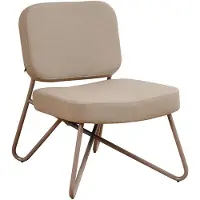 Livin24 Bronx71 Sessel Viggo taupe recycelter Stoff