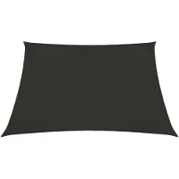 The Living Store Sonnensegel Oxford-Gewebe Quadratisch 4,5x4,5 m Anthrazit