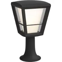 Philips Hue White & Color Ambiance Econic Outdoor Sockelleuchte Schwarz