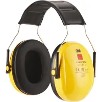 Peltor Kapselgehörschutz PELTOR H510A, verstellbarer Kopfbügel mit Polsterung, SNR-Wert 27 dB, ABS-Kunststoff/Schaumstoff/PVC, gelb