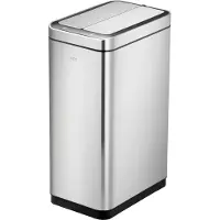 EKO - Deluxe Phantom Sensor Abfalleimer 30 Liter - Stainless steel Polypropylene - Matt Edelstahl