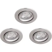 Philips Funktional Einbauspot, Einbaustrahler, Nicht austauschbare(s) Leuchtmittel, LED, 2700 K, 350 lm, Nickel