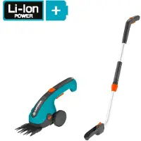 Gardena 9886-20, 8 cm, Türkis, Lithium-Ion (Li-Ion), 3,6 V, 2,05 h, 2,5 Ah