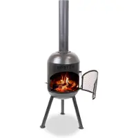 Bonfeu Gartenkamin BonSolo Schwarz