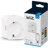 WiZ Connected WiZ Smart Plug, Drinnen, Weiß, Haus, Kunststoff, IP20, I