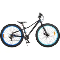 Volare Gradient Kinderfahrrad - Jungen - 26 Zoll - Schwarz Blau - 7 Gänge - Prime Collection