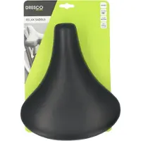 Dresco Sattel City Retro Schwarz