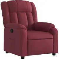 vidaXL Relaxsessel Weinrot Stoff