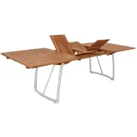 Gardissimo , Edelstahl/ Akazienholz Gartenausziehtisch "Kyoto", holz