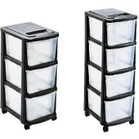 Mondex XXL Schubladen Rollcontainer Turm Wagen Wäschesortierer
