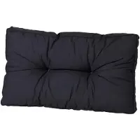 Madison Loungekissen - Gartenmöbel Auflagen für Lounge-Gruppen basic schwarz 70 x 40cm