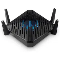 Acer Predator Connect W6 Wi-Fi 6, Wi-Fi 6 (802.11ax), Dual-Band (2,4 GHz/5 GHz), Ethernet/LAN, Schwarz, Tabletop-Router