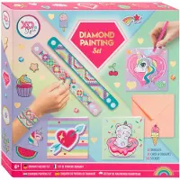 Markenlos Diamantmal-Set, 28 Stück – 2 Armbänder