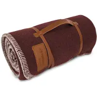 Petromax Wolldecke 150x200cm, Decke, Dunkelrot/Braun