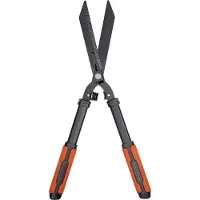 Black & Decker Heckenschere Gezahnte Stahlklingen 61 CM Schwarz/Orange