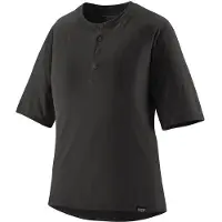 Patagonia - Women's Cap Cool Trail Bike Henley - Radtrikot Gr M schwarz
