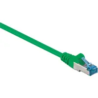 Goobay CAT 6A Patchkabel, S/FTP (PiMF), grün