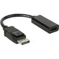 S-Impuls DisplayPort Adapter 1.1 auf HDMI Buchse schwarz