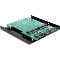 DeLOCK 62480, SATA, mSATA, Schwarz, Grün