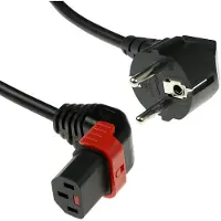 IEC LOCK Ak5264 230v Cee 7/7-c13 Netzkabel 1.00 M