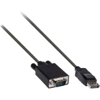 Value Kabel DisplayPort-VGA, DP ST - VGA ST, schwarz, 5 m