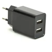 Gembird EG-U2C2A-03-BK, Indoor, USB, Schwarz