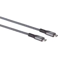 S/CONN maximum connectivity USB-C Verbindungskabel--USB Kabel Typ-C Stecker auf Typ C Stecker, 4.0, 240W, PRO, 0,25m (13-68000)