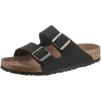 Birkenstock - Arizona BFBC Earthy Vegan - Sandalen Gr 49 - Regular schwarz