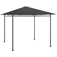 vidaXL Pavillon 3x3x2,7 m Anthrazit 180 g/m²