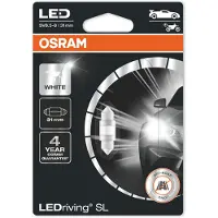 Osram LED Lampen Autolampen 12V 0.6W SV8 5-8 6438DWP-01B
