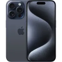 Apple iPhone 15 Pro , 15,5 cm (6.1"), 2556 x 1179 Pixel, 256 GB, 48 MP, iOS 17, Titan, Blau