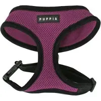 Puppia Soft Harness (TM) Lila Verstellbares Hundegeschirr Größe L