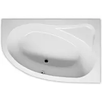 Riho Aryl Eck-Badewanne, Version links, Einbau, 2-Sitzer, weiß, B018001005