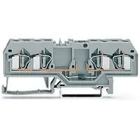 Wago 281-665/281-400 Bauelementklemme,4 Leiter,mit Diode 1N5408,grau 281665281400 - 50 Stück