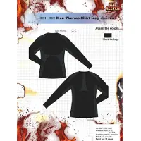 Heatkeeper Thermounterhemd , Herren, Gr. M, N-Gr, schwarz (schwarz, meliert), Obermaterial: 60% Polyester, 35% Polyamid, 5% Elasthan, meliert, Rundhals, Unterhemden Thermounterhemd, Thermo Langarmshirt