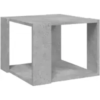 vidaXL Couchtisch Betongrau 40x40x30 cm Holzwerkstoff