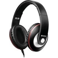 Sandberg Play'n Go Headset Black, Kabelgebunden, Anrufe/Musik, 20 - 20000 Hz, 430 g, Kopfhörer, Schwarz