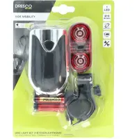Dresco beleuchtungsset Moderne LED Batterien rot/weiß/schwarz