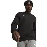 Puma Herren Pullover teamGOAL Casuals Crew Neck Sweat 658592-03 M - Black-White - M